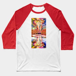 Elephant Reflection Baseball T-Shirt